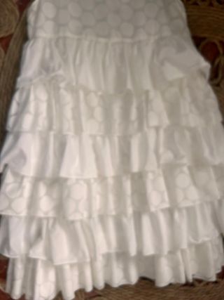 Vestido niña lunares blanco talla 16 años