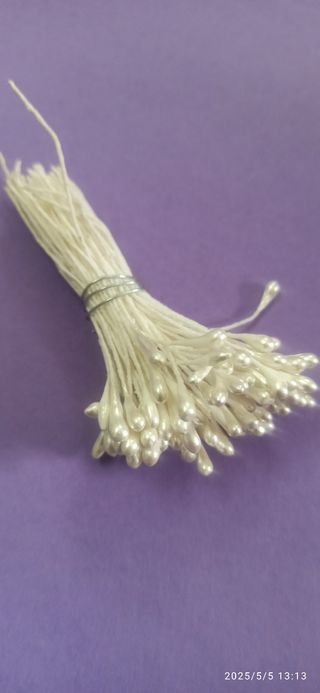 Pistilos nacarados para manualidades.