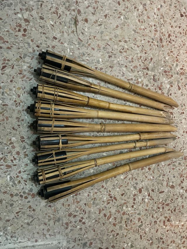 Antorchas caña natural