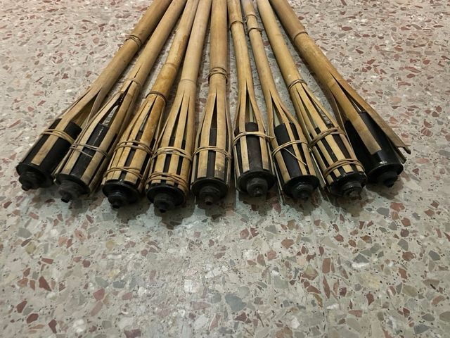 Antorchas caña natural