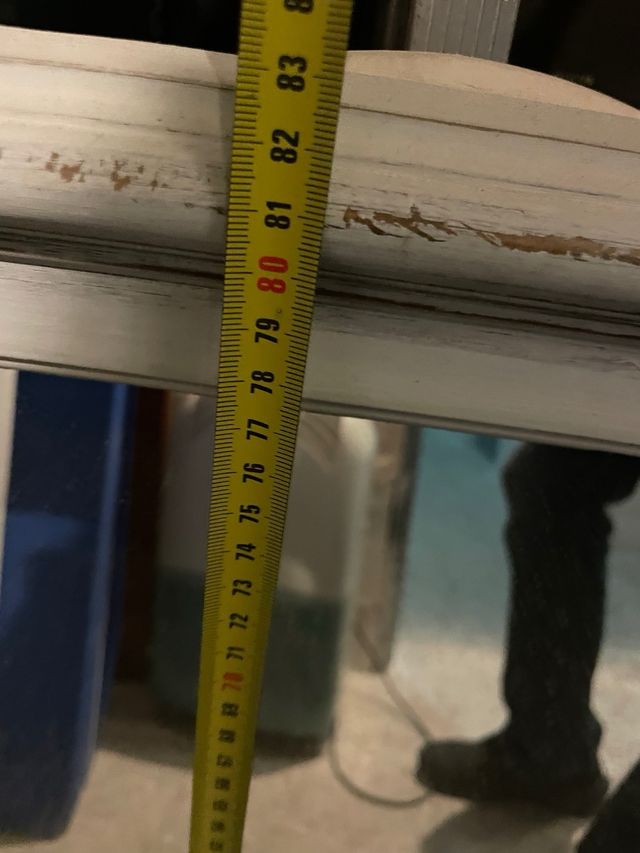 Espejo marco madera maciza 80 x 60