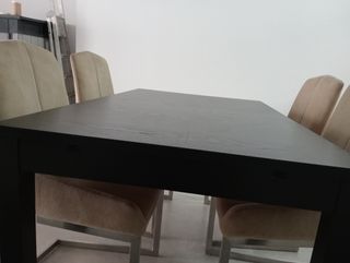 Mesa comedor extensible 4 sillas