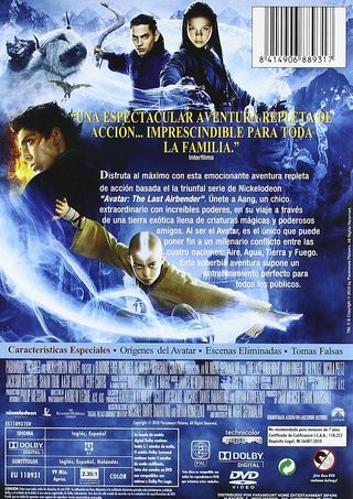 AIRBENDER EL ULTIMO GUERRERO DVD