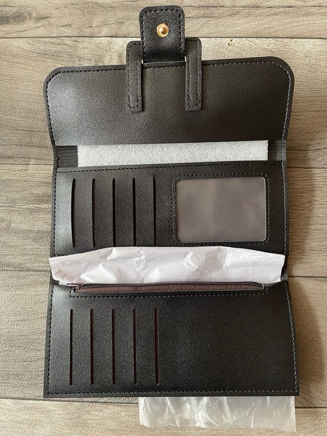 Portafoglio nero donna