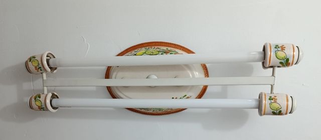 Lampara Cocina Porcelana - 2 tubos