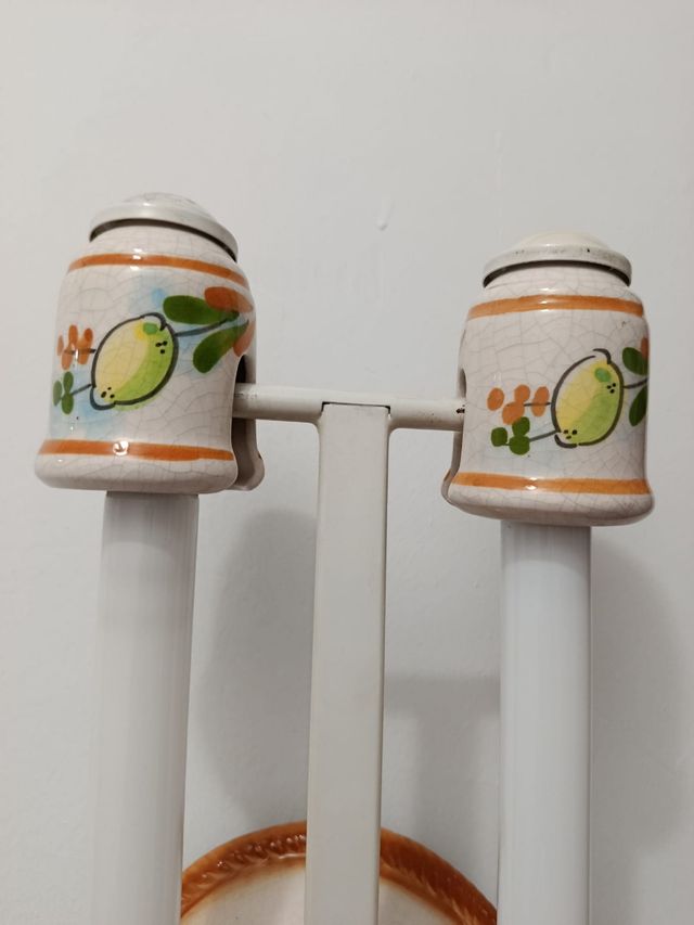 Lampara Cocina Porcelana - 2 tubos