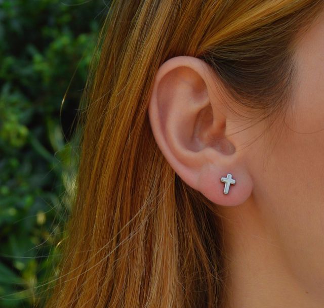 Pendientes mini ACERO INOXIDABLE pequeños