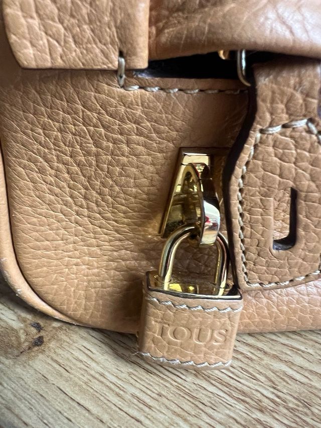 Bolso Tous piel beige
