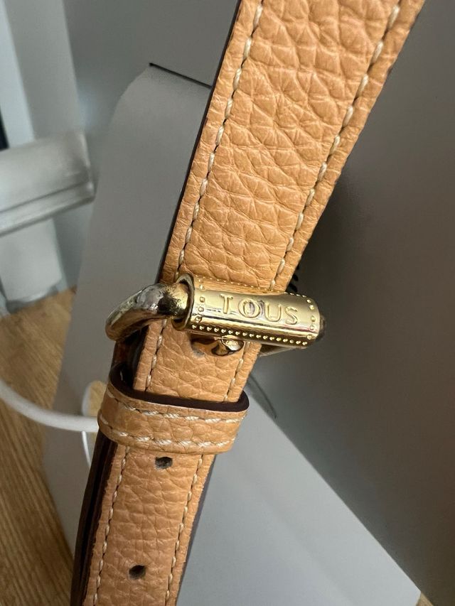 Bolso Tous piel beige