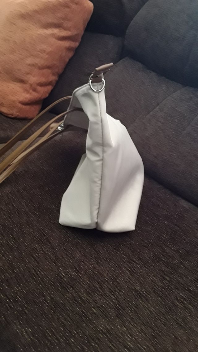 BOLSO GRANDE BEIGE DE POLIESTER