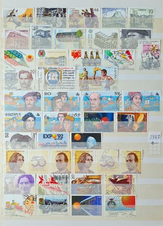 Clasificador con Sellos usados de España 1983-2009