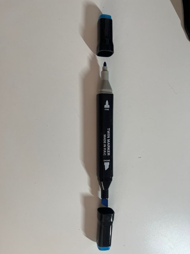 Set 80 Rotuladores de Doble Punta con estuche