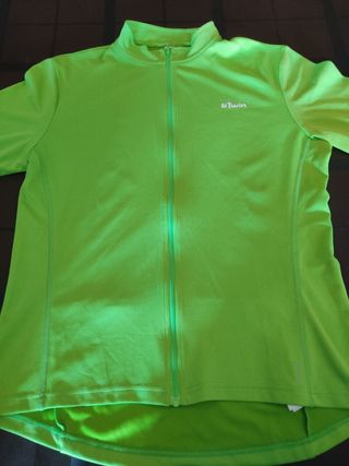 Maillot ciclismo b'Twin verde