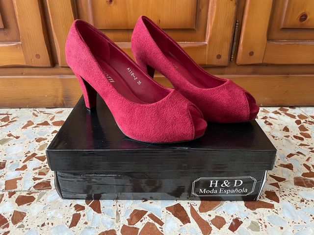 Zapatos de salón rojos Buonarotti - Talla 35