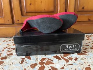 Zapatos de salón rojos Buonarotti - Talla 35