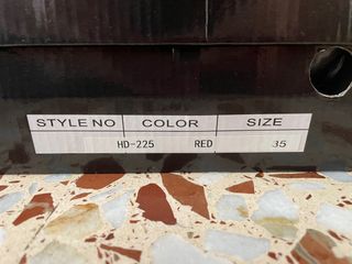 Zapatos de salón rojos Buonarotti - Talla 35