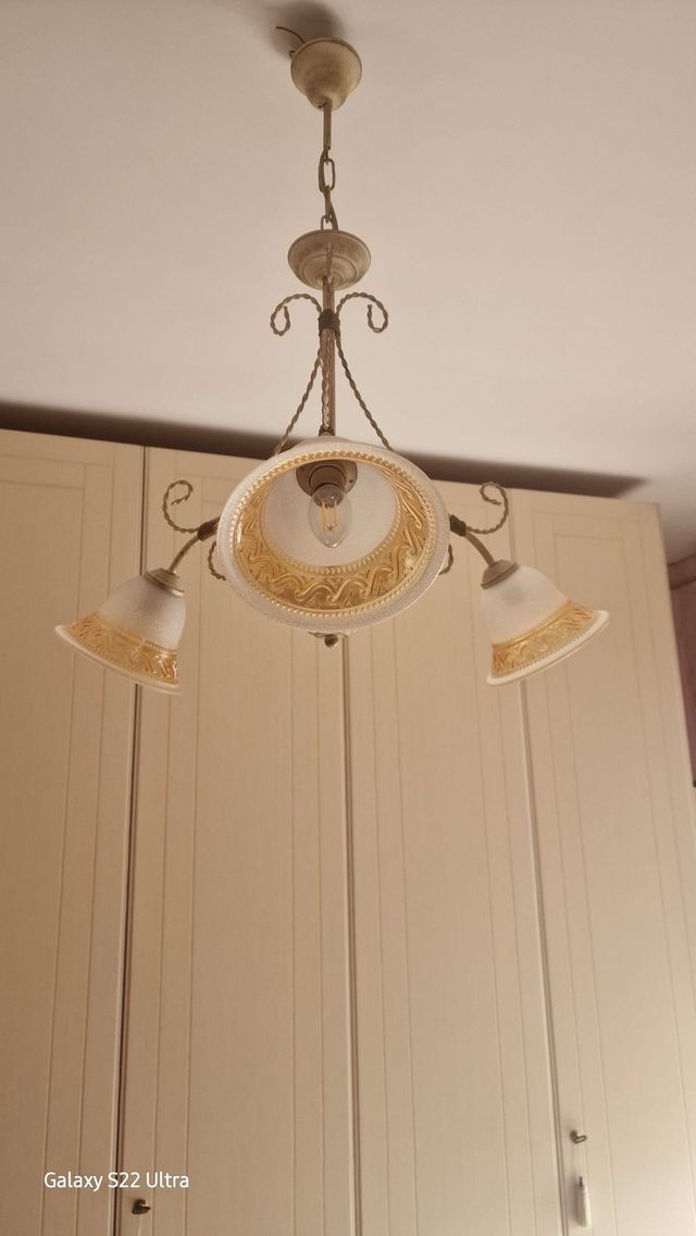 Set lampade e lampadario