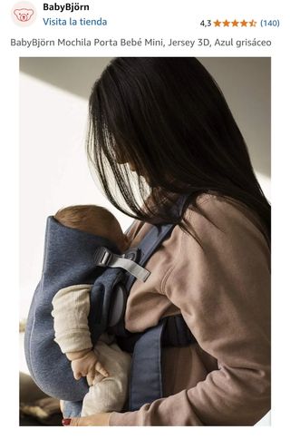 Mochila porteo Babybjorn baby carrier mini