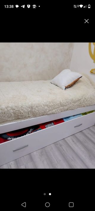 Cama nido blanca - 3 meses uso