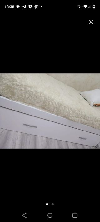 Cama nido blanca - 3 meses uso