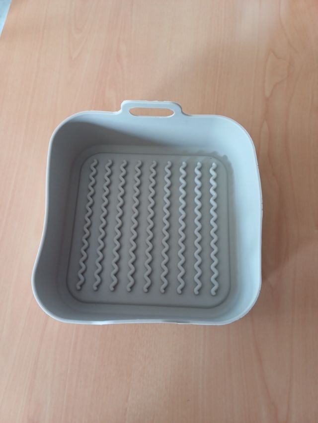Molde silicona freidora aire gris