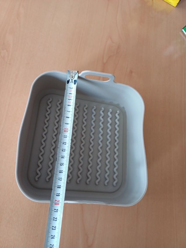 Molde silicona freidora aire gris