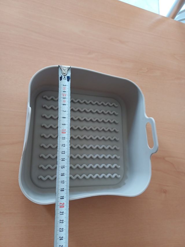 Molde silicona freidora aire gris