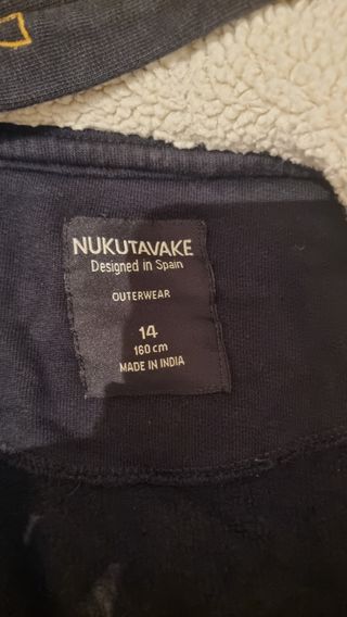 Felpa con cappuccio nera con ricami - 14 anni