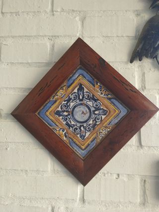 Azulejo vintage enmarcado 