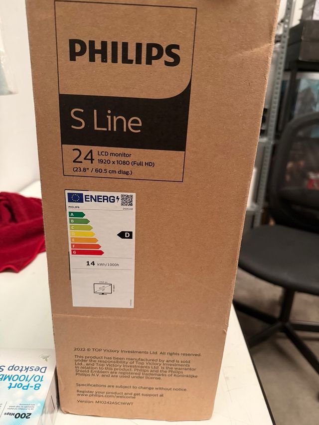 Monitor Philips S Line 24" Full HD 