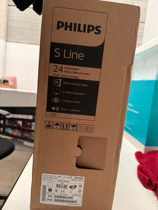 Monitor Philips S Line 24" Full HD 