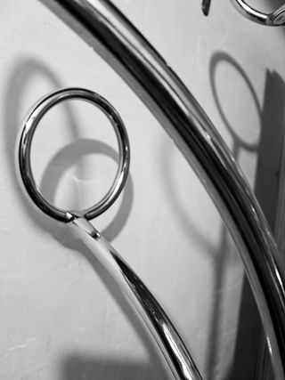 Perchero acero cromado Fase años 70