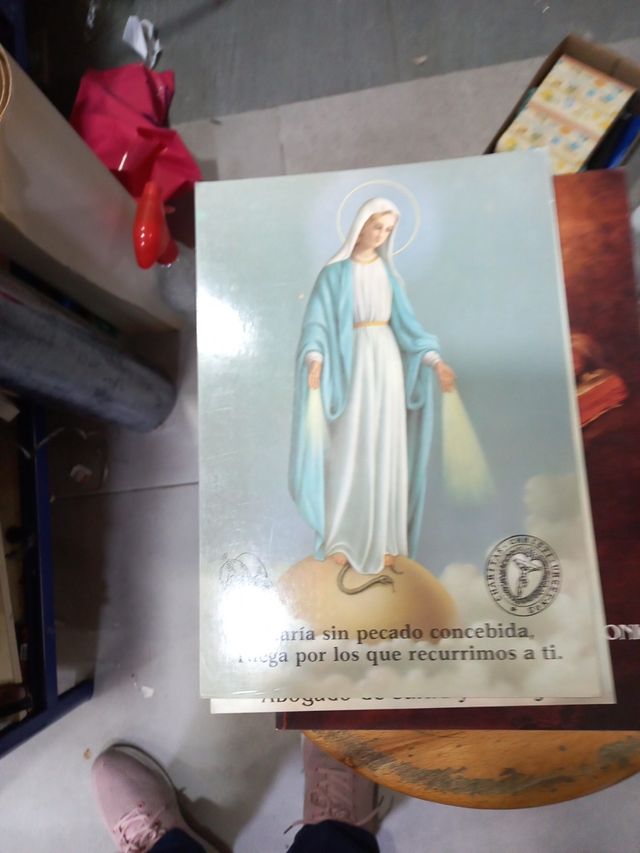 Láminas Santos: San Pancracio & Virgen María