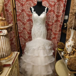 Vestido novia firma Luna T40