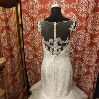 Vestido novia firma Luna T40