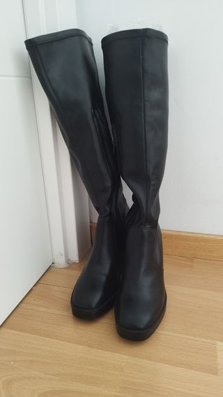 Botas altas negras mujer talla 39