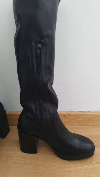 Botas altas negras mujer talla 39