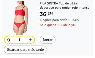 Bikini Fila nuevo con Etiqueta 