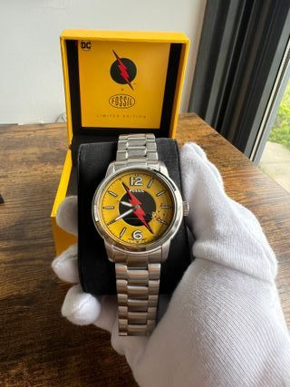 Reloj Fossil x DC Comics Flash Edición Limitada