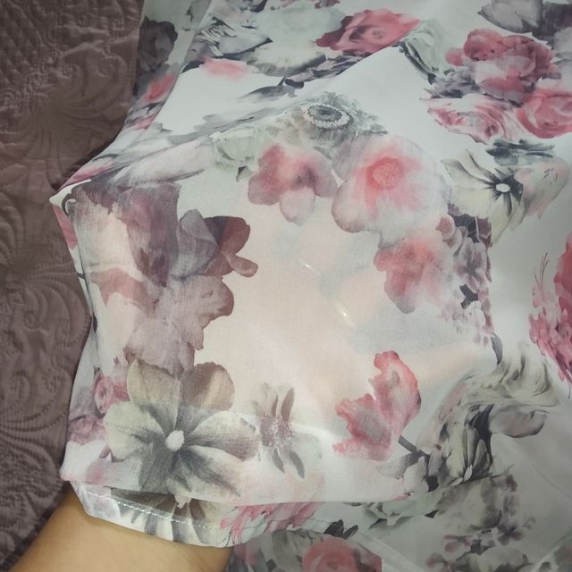 Camicia estiva, smanicata, Pimkie. Taglia M fiori