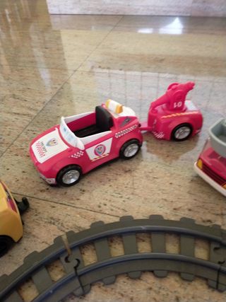 Coches, tren y bomberos: ¡Juguetes!