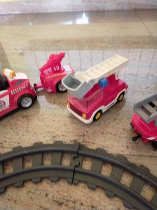 Coches, tren y bomberos: ¡Juguetes!
