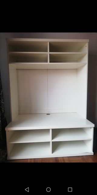 Mueble TV con estanterias