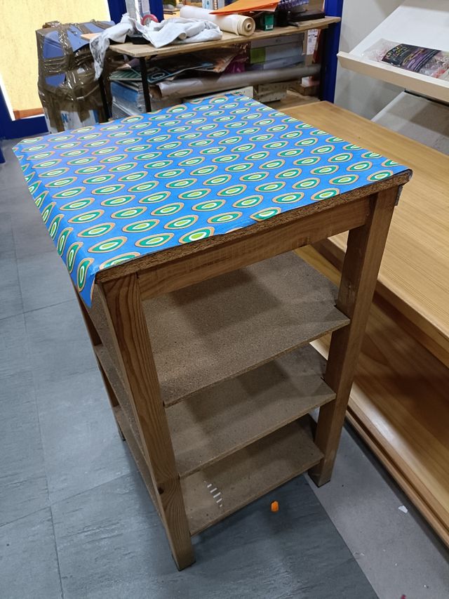 Libreria Side Mesa con tre ripiani