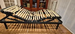 Cama ortopédica articulada con incorporador