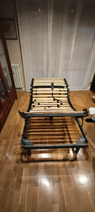 Cama ortopédica articulada con incorporador