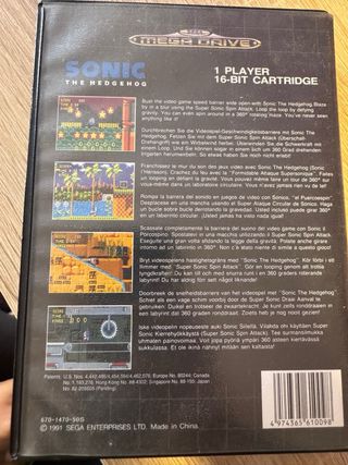 Sonic The Hedgehog - Sega Megadrive con manual
