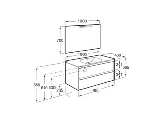 Mueble de Baño Roca Pack Tenet