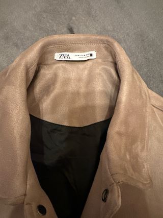 Cazadora ante beige Zara
