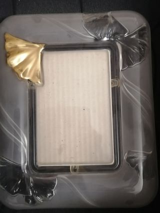 Cornice per foto con rilievo floreale